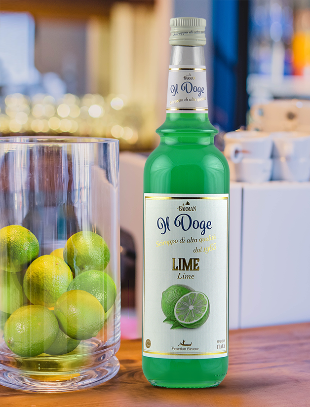 Il Doge Sirup Limette - Lime / 0,7 ltr. Alkoholfrei / Glutenfrei / Halal