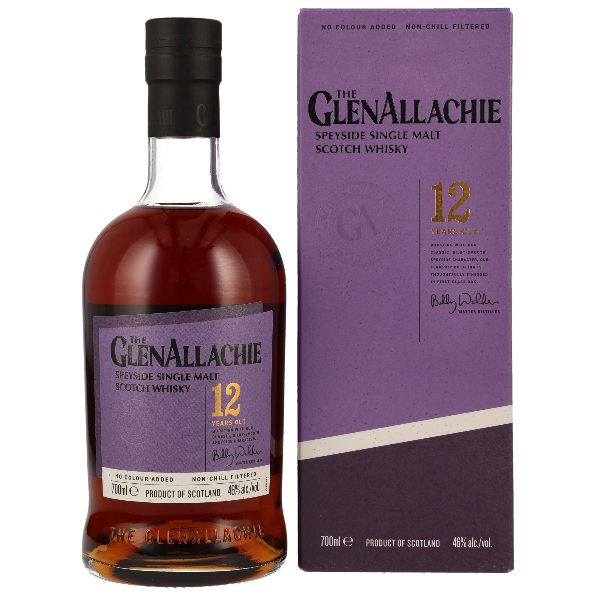 GlenAllachie 12 Jahre / 46% 0,7 ltr. / Speyside Single Malt Scotch Whisky 