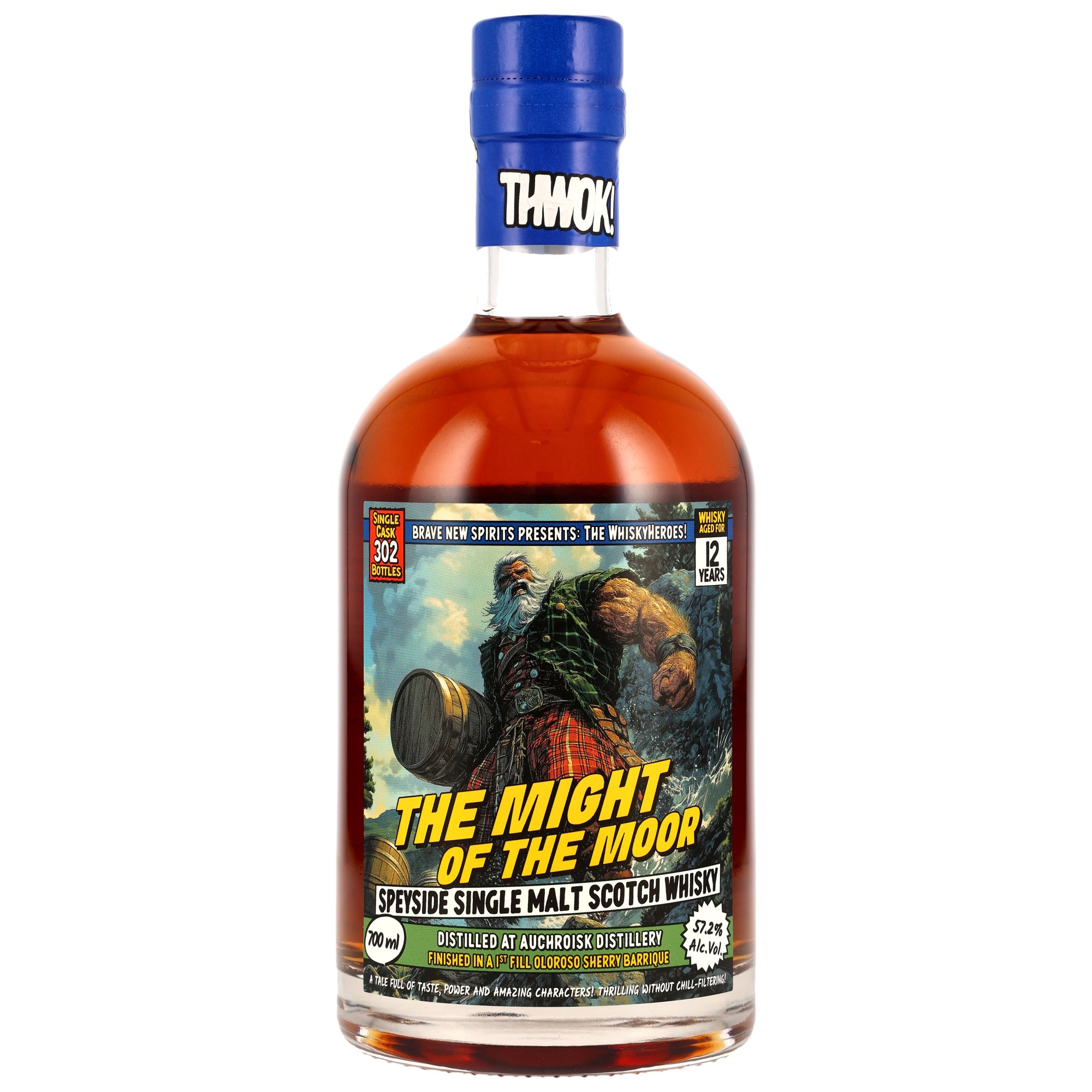 Auchroisk 12 Jahre / The Might of the Moor / Whisky Heroes  / Brave New Spirits / 57,2% 0,7l