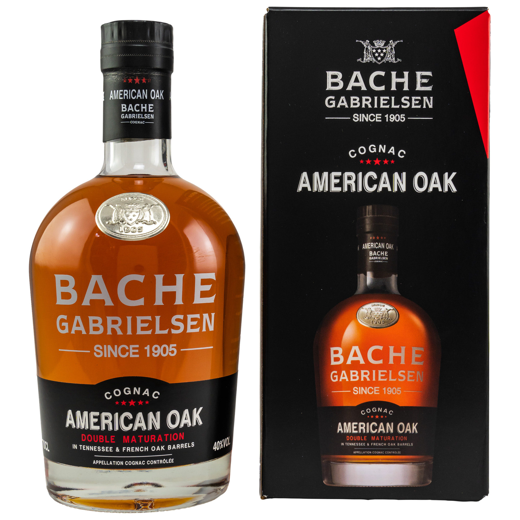 Bache-Gabrielsen American Oak VSOP Cognac 0,7 ltr. 40% Vol. GEPA