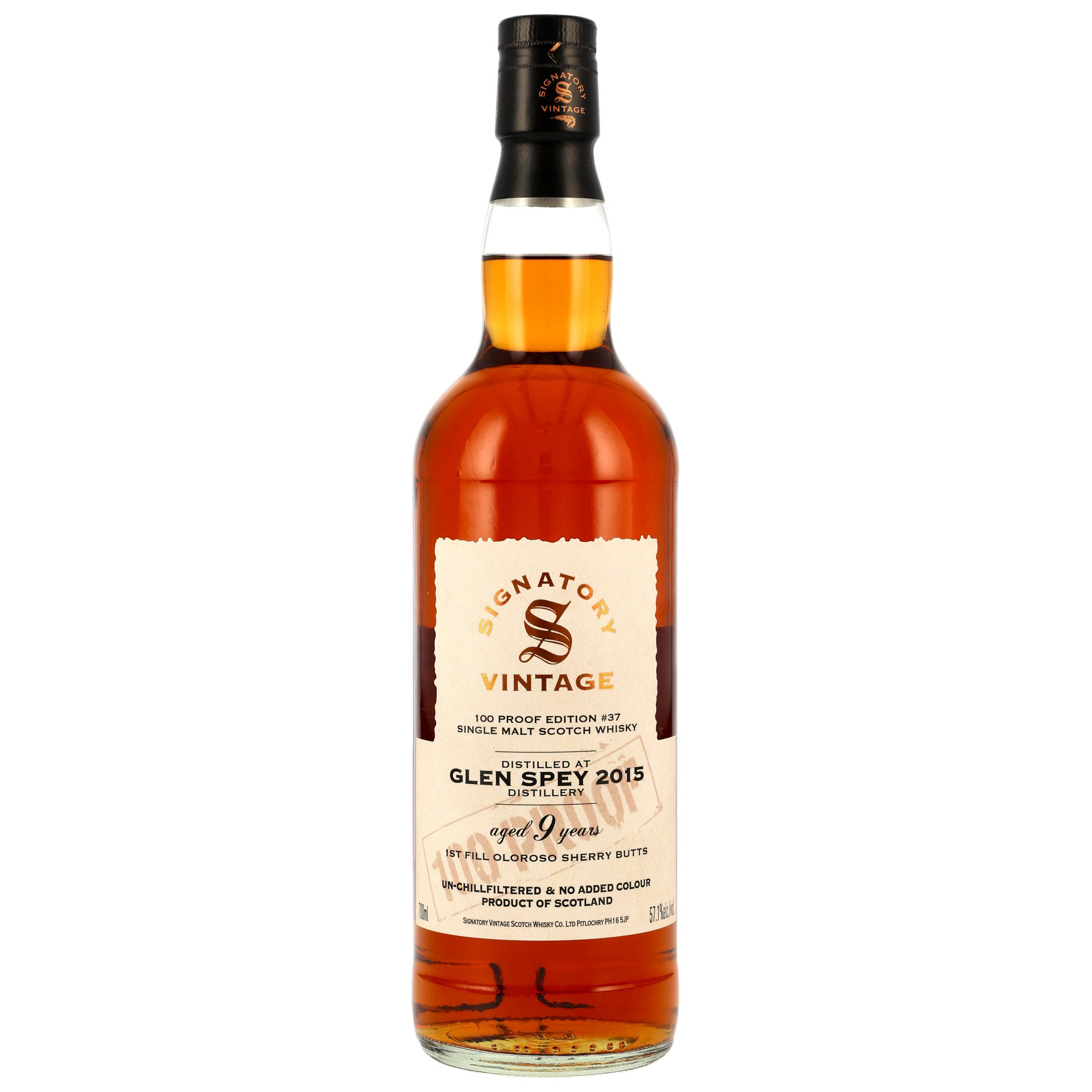 Glen Spey 2015-2025 / 9 Jahre 100Proof Edition #37 / 57,1% 0,7l